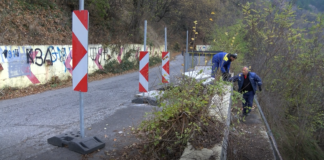 Укрепването на двата пропаднали участъка над Асенова крепост приключва