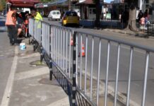 Предпазни парапети монтират на главна улица в Асеновград