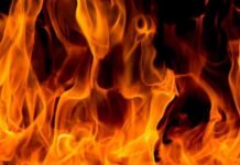 Пожар в кв. „Долни Воден“