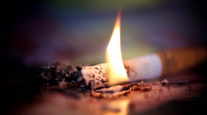 Пожар след заспиване със запалена цигара в леглото1