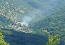 Пожар избухна днес в село Косово
