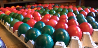 5000 яйца боядисаха за Великден в Бачковския манастир