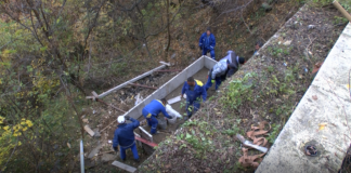 Укрепват пропадналите участъци на пътя над Асенова крепост