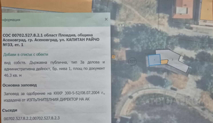 Скица, част от Напоителни система се продава