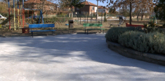 Нови алеи има в централния парк на с.Златовръх