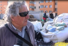 Строителни материали, част от бъдеща детска площадка в кв. Запад, безстопанствено разпилени