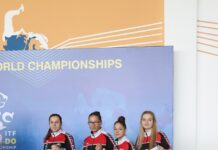 Катерина Бейчева грабна бронза с женския отбор на България на световното по Таекуон-До ITF