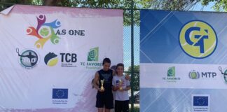 Борис Борисов от Тенис клуб „Асеновград“ с купа от Държавния турнир до 16 г.