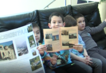 Карта на България от пощенски картички