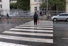 Възстановиха пешеходната пътека пред Районен съд Асеновград, демаркират тази пред ЕВН